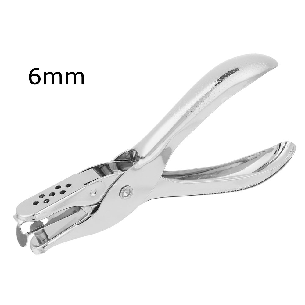 Handhold For Scrapbooking Earring Necklace Cards 3/6mm Hole Punch School Stationery Craft Tools Metal Puncher