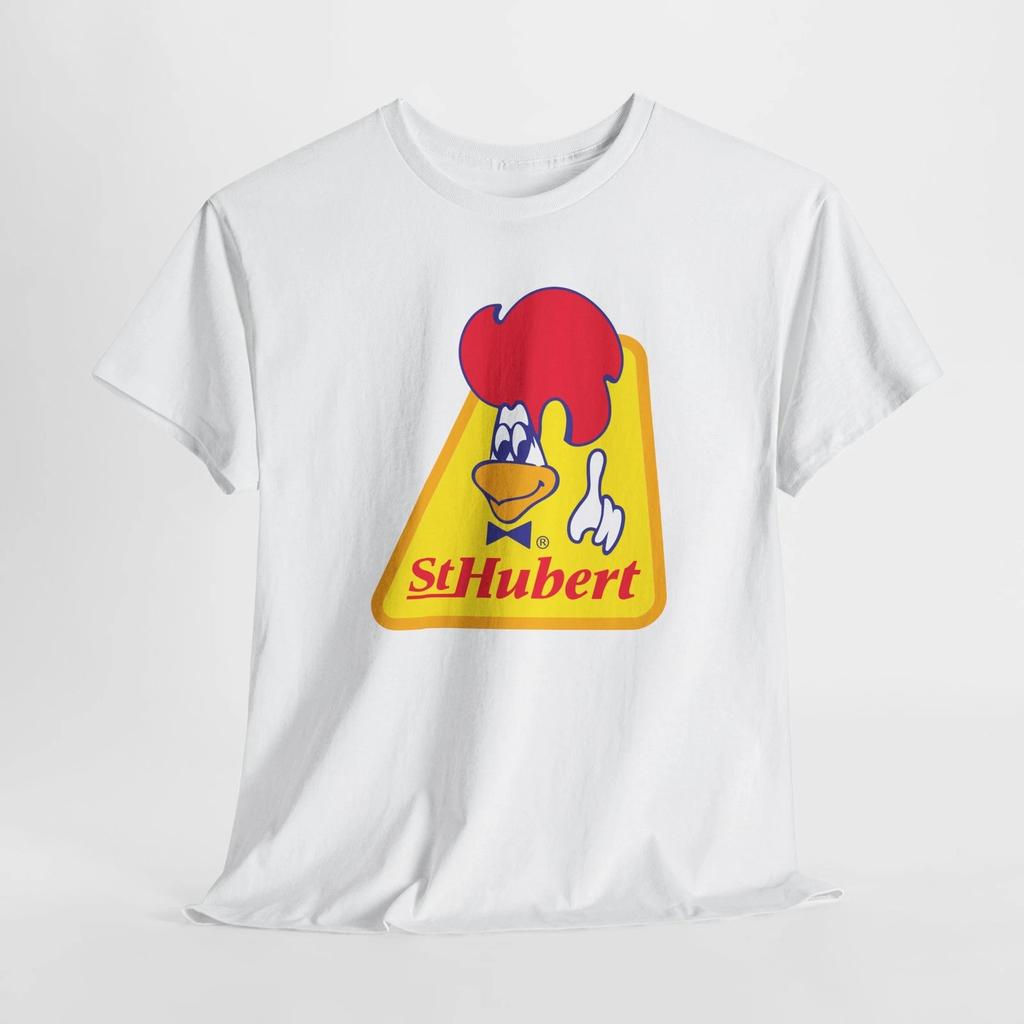 St Hubert Canada Rotisserie Chicken Comfort Food Gildan Unisex Heavy Cotton Tee