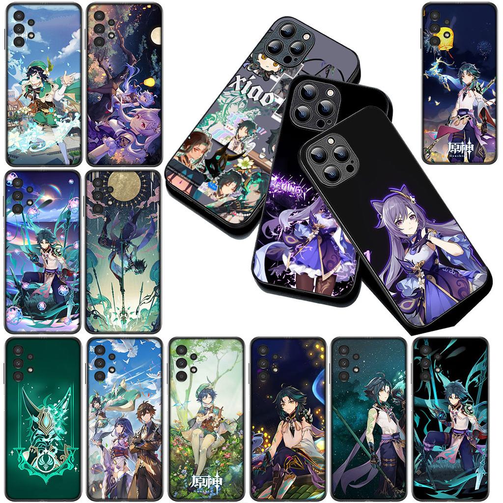 for Apple iPhone 16 14 15 Plus 11 Pro Max 16E ProMax + 16Plus 15+ 14+ Phone Cover Soft Case Genshin Venti Impact Xiao Keqing