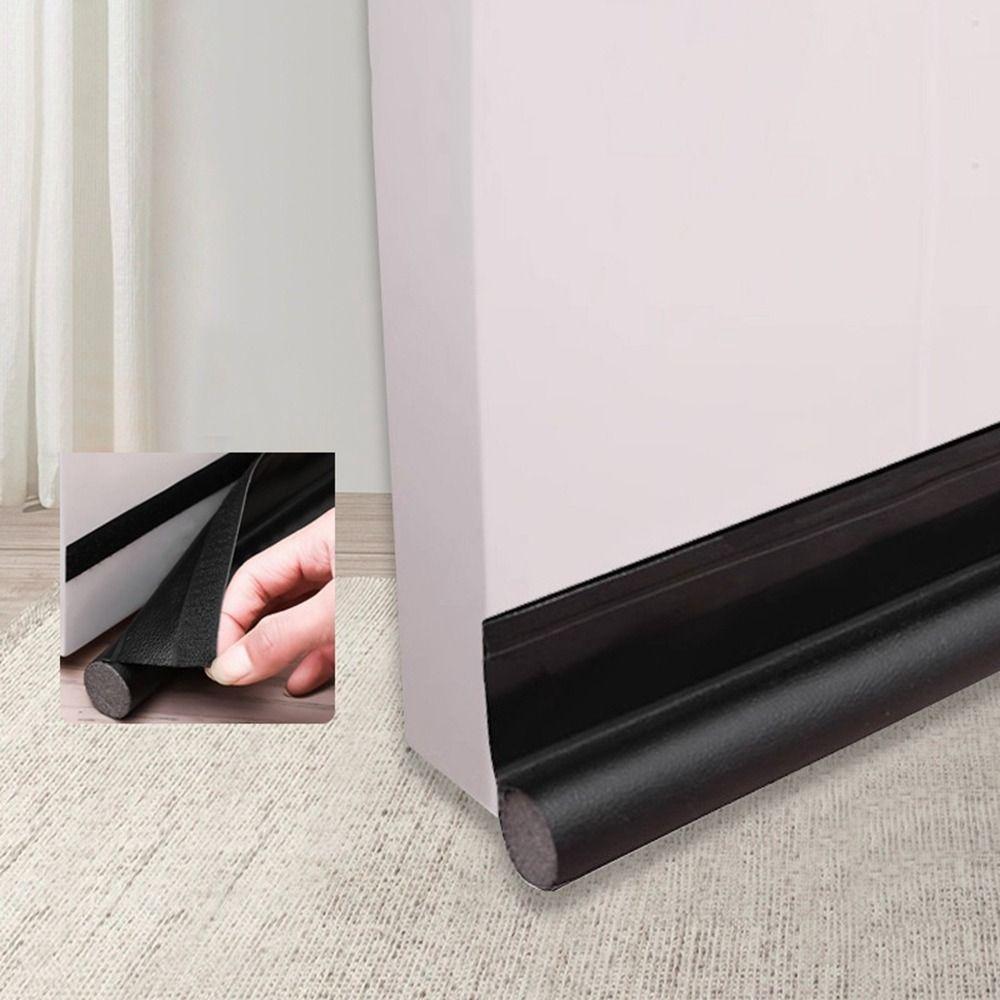 Windproof Under Door Draft Stopper Leather Sound Insulation Sealing Strip Door
