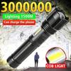 Tactical Rechargeable LED Flashlight, 7 Modes High Brightness Flashlight for Emergency, Hiking, Camping, Camping Equipment