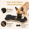 Wooden Dog Nail Scratch Board Sandpaper Surface Dog Nail Grinding Toy  For Dog Cat