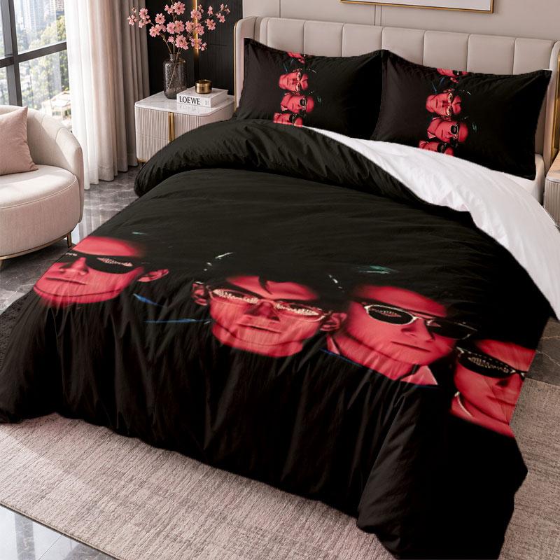 Arctic Monkeys 3Pcs Bedding Set Duvet Cover With Two Pillowcases For Bedroom Home Decoration