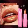 Lipstick Waterproof Long Lasting Moisturizing Golden Shining Non-stick Cup Pearlescent Diamond Lip Tint Red Sexy Lips Makeup