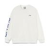 Li Ning Logo Print Letter Теплый пуловер Свободная толстовка Унисекс толстовка Белый YWDU485-1