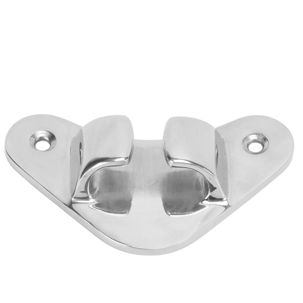 Corrosion Resistant Straight Bow Cleat Chock Finely Polished Boat Line Chock For Yacht