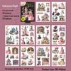 Книжка-стикеры «Полуночная готическая вечеринка»: 4 стиля для журналов и декора