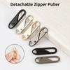 Detachable Zipper Puller Metal Zipper Head Repair Kits Universal Replacement for Luggage Purse Bags Clothes Zipper Slider Diy