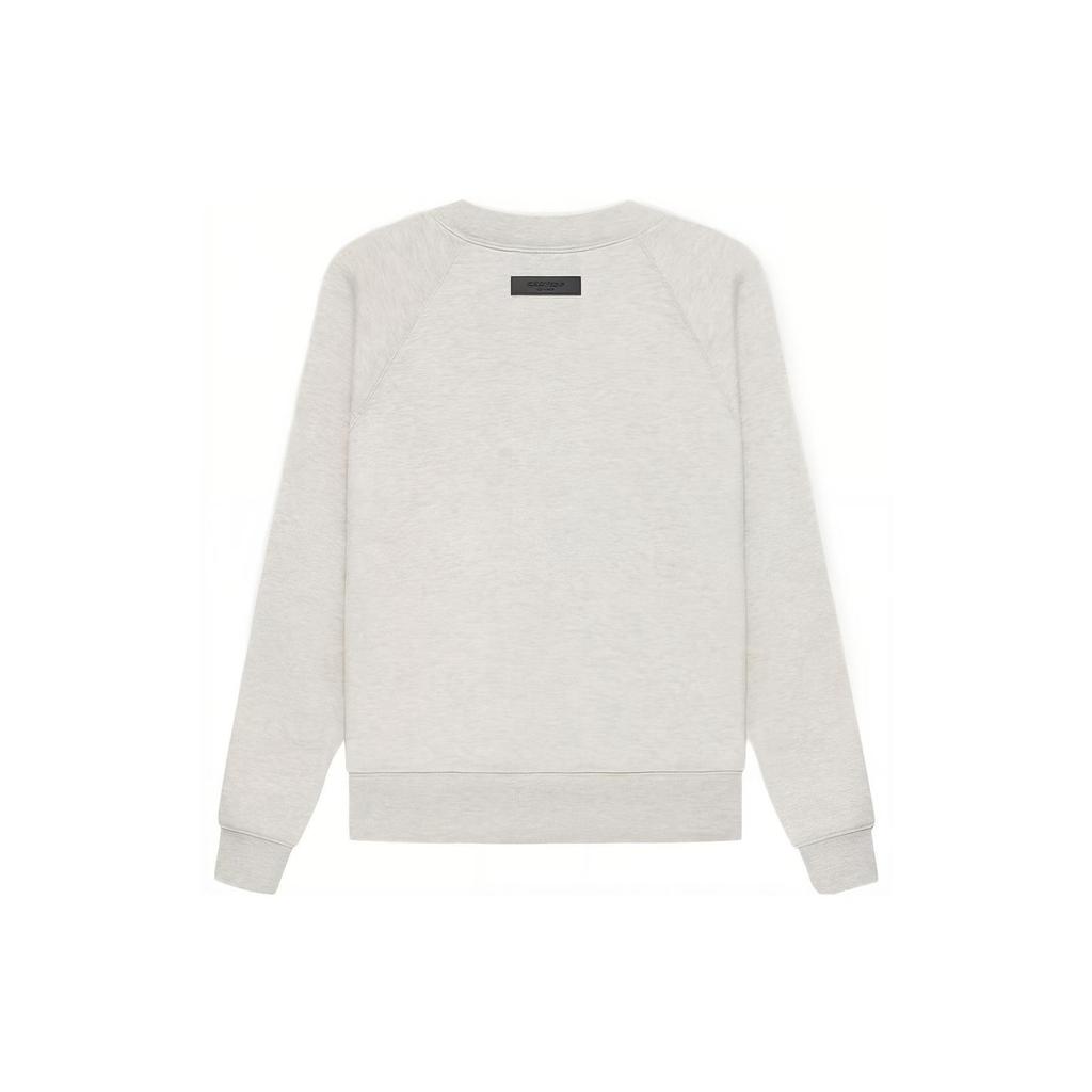 Fear of God Essentials Свитшот с круглым вырезом S22 с начесом и флисовой подкладкой Унисекс Топы Светло-овсяный FOG-SS22-036