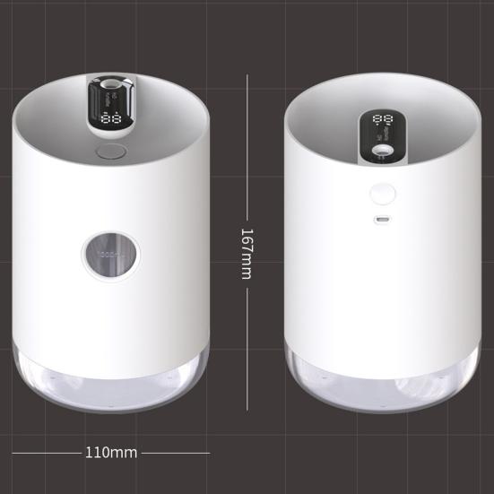 USB-увлажнитель, беспроводной, глубокое увлажнение, большая емкость, USB-аккумулятор, 1 л, увлажнитель воздуха, туманообразователь для автомобиля, домашнего офиса