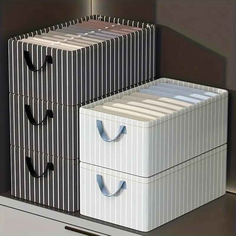 Складной металлический каркасный ящик для хранения одежды, вместительный ящик для хранения брюк, влагостойкий органайзер для шкафа, ящики для хранения