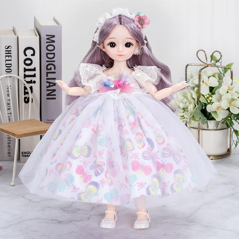 30см 6-шарнирная кукла BJD принцесса с детским лицом - Идеальный подарок на день рождения для девочек