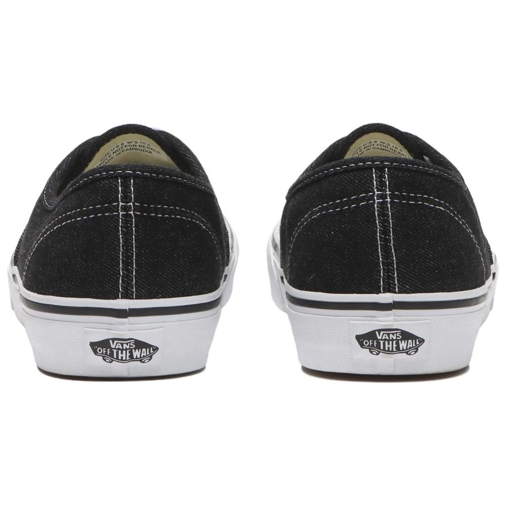 Vans Аутентичные Классические Универсальные Скейт-Кроссовки Унисекс Джинсовые-Черные VN000D7YBA2
