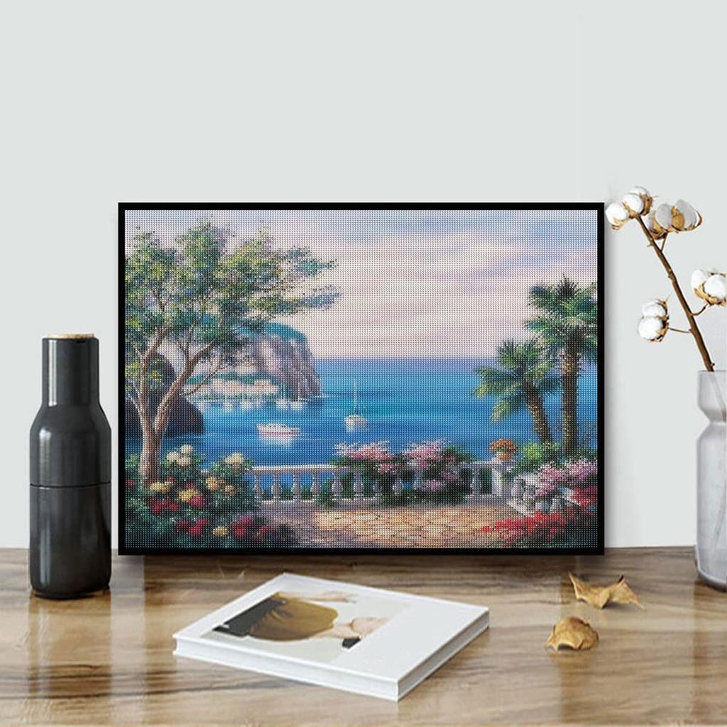 5D DIY алмазная живопись Пейзаж Мозаика Вышивка крестиком картина стразами украшение дома 30x40 см/12x16 дюймов