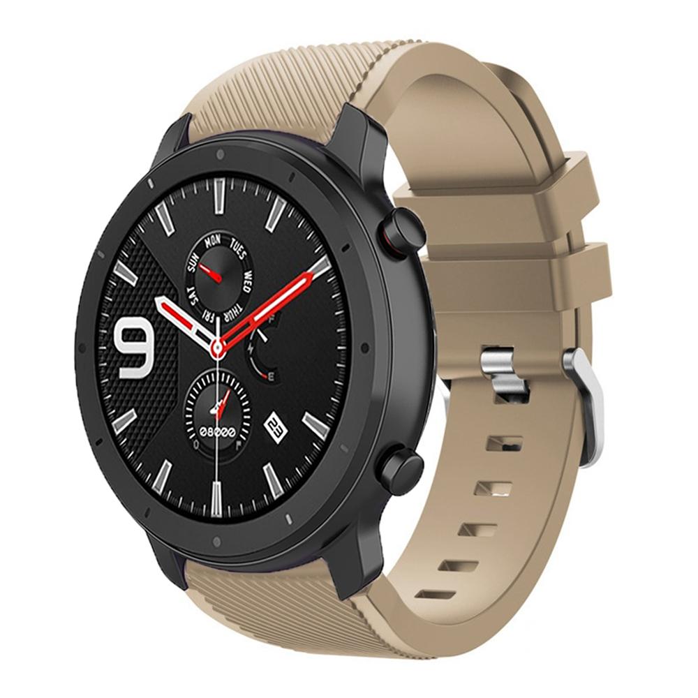 22-мм силиконовый ремешок для Amazfit Balance 2 1/GTR 47 мм/GTR 4 3pro/Bip 6 5 Спортивный браслет Ремешок для Amazfit Stratos 2 3/Pace