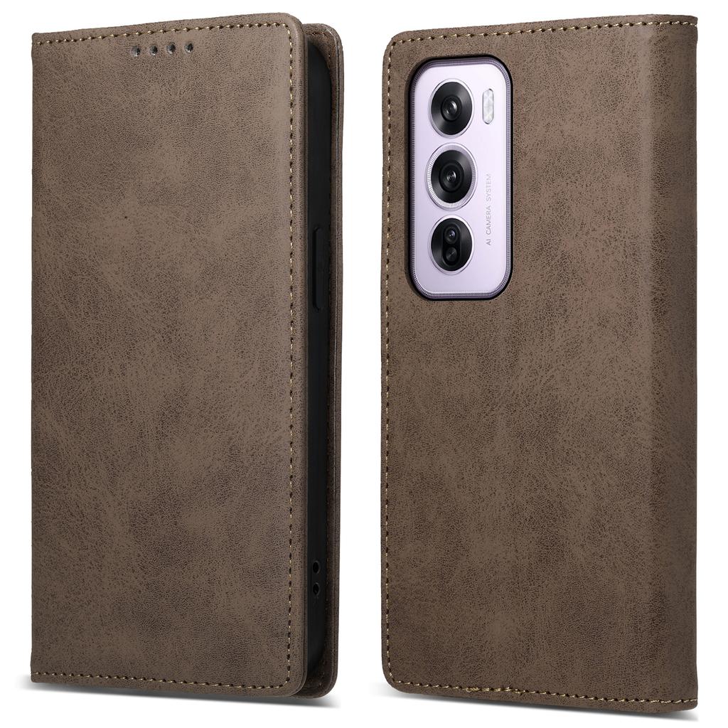 DF-05 For Oppo Reno12 Pro 5G (Global) Case PU Leather Phone Cover RFID Blocking