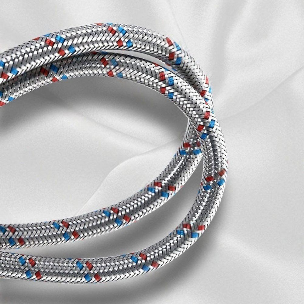 304 Stainless Steel High Pressure Water Supply Tube Dual Head Tube Faucet Connector