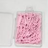 50pcs Paper Clip Metal Clips Memo Clip Bookmarks Stationery Office Accessories Card Decoration Document Data Storage Paper Clips