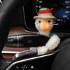 Cartoon Plush Vest Duck Clutch Decoration Stuffed Dolls Bumper Hanging Straw Decorative Decorat H8P0