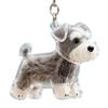 Yousheng Dog Hair Collector Keychain Dog Shape Charm Keychain Memorial Storage Box Transparent Pet Fur Keepsake Capsule Memorial Gift for Pet Lovers