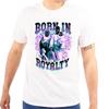 Cool Urban Streetwear Born In Royalty Family Womens or Mens Crewneck T Shirt Tee