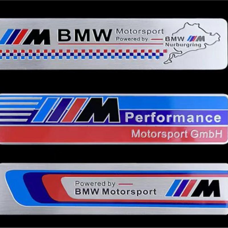 Metal Sticker Body Trunk Decal Emblem Badge Racing Style Exterior Modified Parts For BMW X1 X2 X3 X5 X4 X6 X7 iX3 F20 F10 F07 E7 WM0
