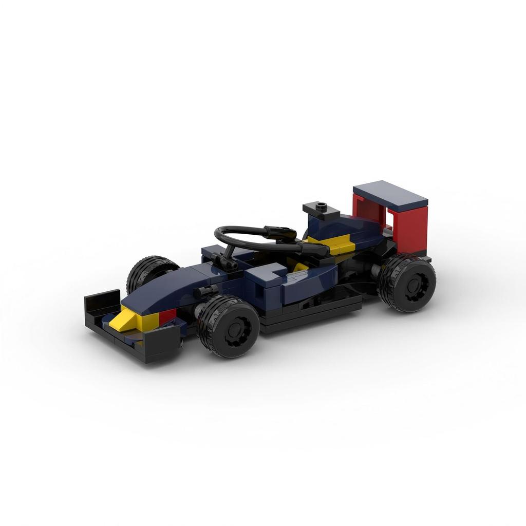Совместимые Строительные Блоки MOC-65183 Модель Гоночного Автомобиля Формулы-1 Red Bull RB16 Строительные Блоки Малой Детализации Подарок