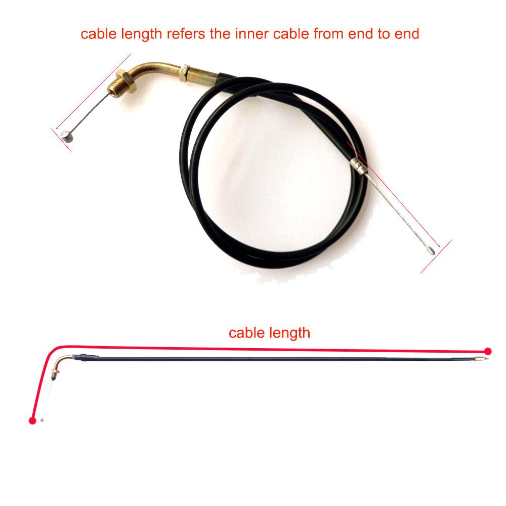 Motorcycle Throttle Cable Choke Line Length From 70cm to 300cm 8mm 10mm Thread for 50cc 70cc 90cc 110cc 125cc Dirt Pit Bike ATV