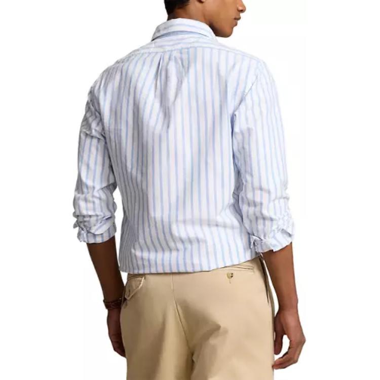 Polo Ralph Lauren Рубашка Мужская Голубая 710942750-001
