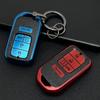 Чехол для автомобильного брелока с ремешком для ключей для Honda Accord Civic CRV Odyssey Pilot Key Fob Protector