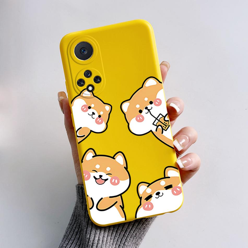 Funda For Honor 50 Capa Huawei Nova 9 Phone Case Soft Silicone Cute Cat Bear Cartoons Back Cover For Nova9 Honor50 Coque Bumper