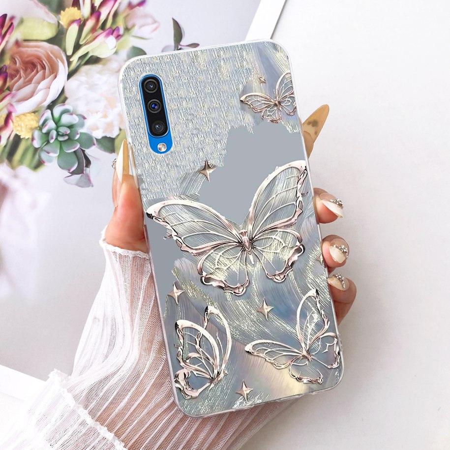 Case For Samsung Galaxy A70 A50 A70S A50S A30S Cover SM-A307F SM-A505F SM-A507F SM-A705F Cool Dragon Lion Cat Cartoon Soft Shell