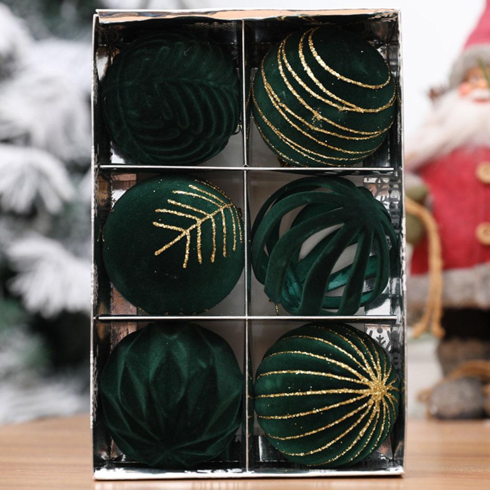 Hanging Decor Perfect for Bridal Shower Party 6PCS Christmas Ball Ornaments