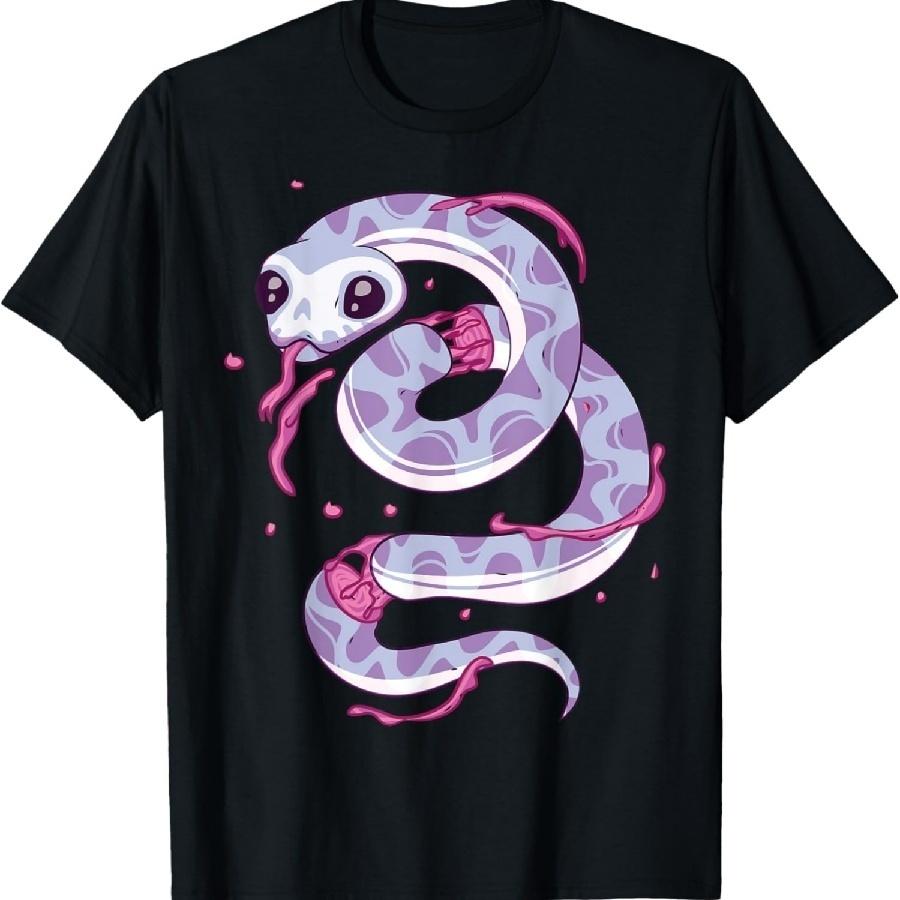Pastel Goth Snake Creepy Serpent Kawaii Emo Nu Goth T-Shirt