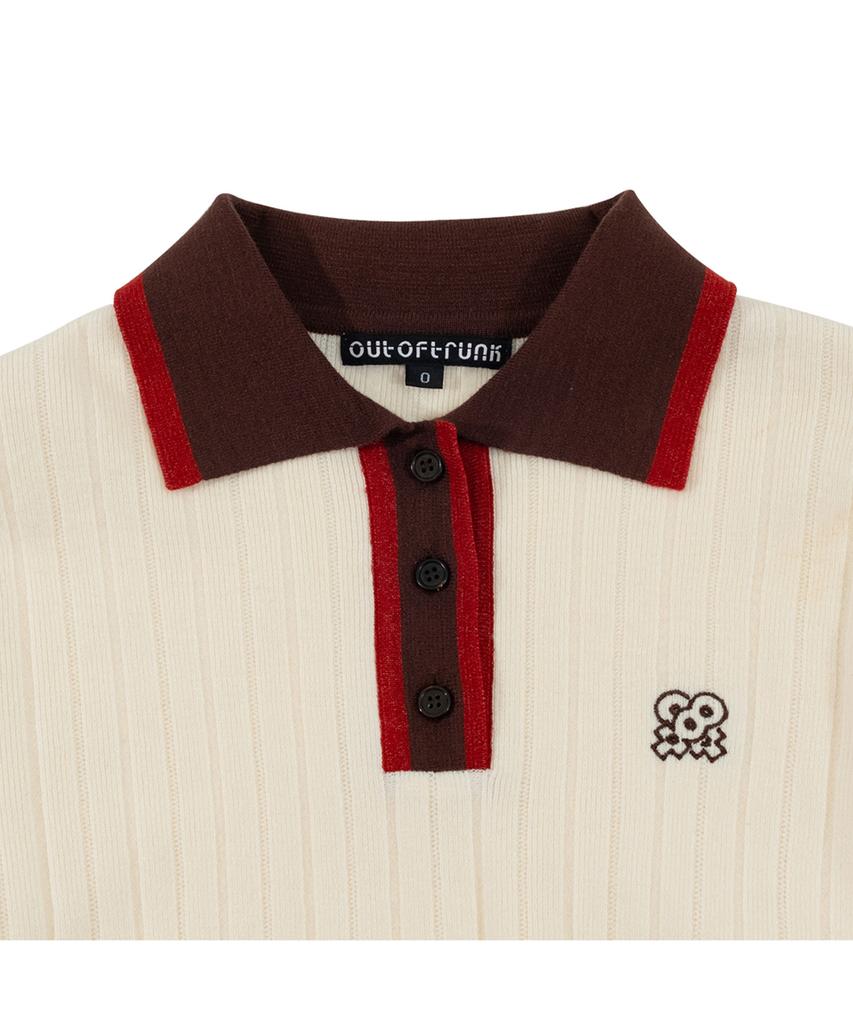OUT OF TRUNK Oot Collar Knit