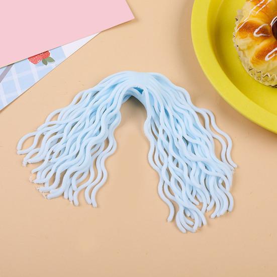 2 шт. Игрушка-антистресс в виде лапши, мягкая эластичная веревка из ТПР, непоседа, для детей, подростков, взрослых, портативная, для декомпрессии, имитация спагетти, тянущаяся сенсорная игрушка