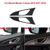 2 шт., дверные ручки, наклейки из углеродного волокна, накладки для Mazda Mazda 3 Axela 2014 2017 2018, аксессуары для стайлинга Voiture