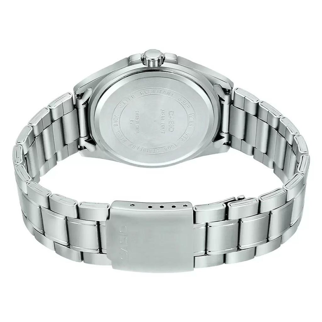 Часы мужские серебристые аналоговые, Silver Analog Men's Watch,  Casio