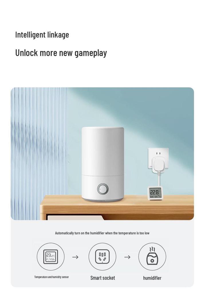 Умная розетка MANKWIFI: Совместимый с Mijia и Xiao Ai, с голосовым управлением, многофункциональный умный пульт дистанционного управления.