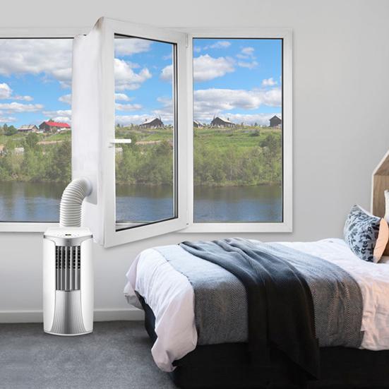 Портативный соединитель выхлопного шланга кондиционера Адаптер шланга переменного тока Водонепроницаемый Устойчив к ультрафиолетовому излучению Простая установка Регулируемый универсальный соединитель шланга переменного тока Детали