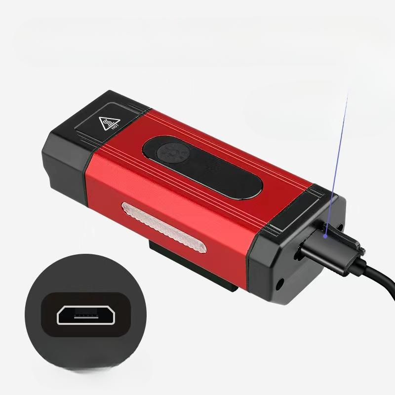 Велосипедные фары из алюминиевого сплава мощностью 800 люмен, большой мощностью, сильным светом, уличными велосипедными огнями на большие расстояния, а также красными и синими сигнальными огнями