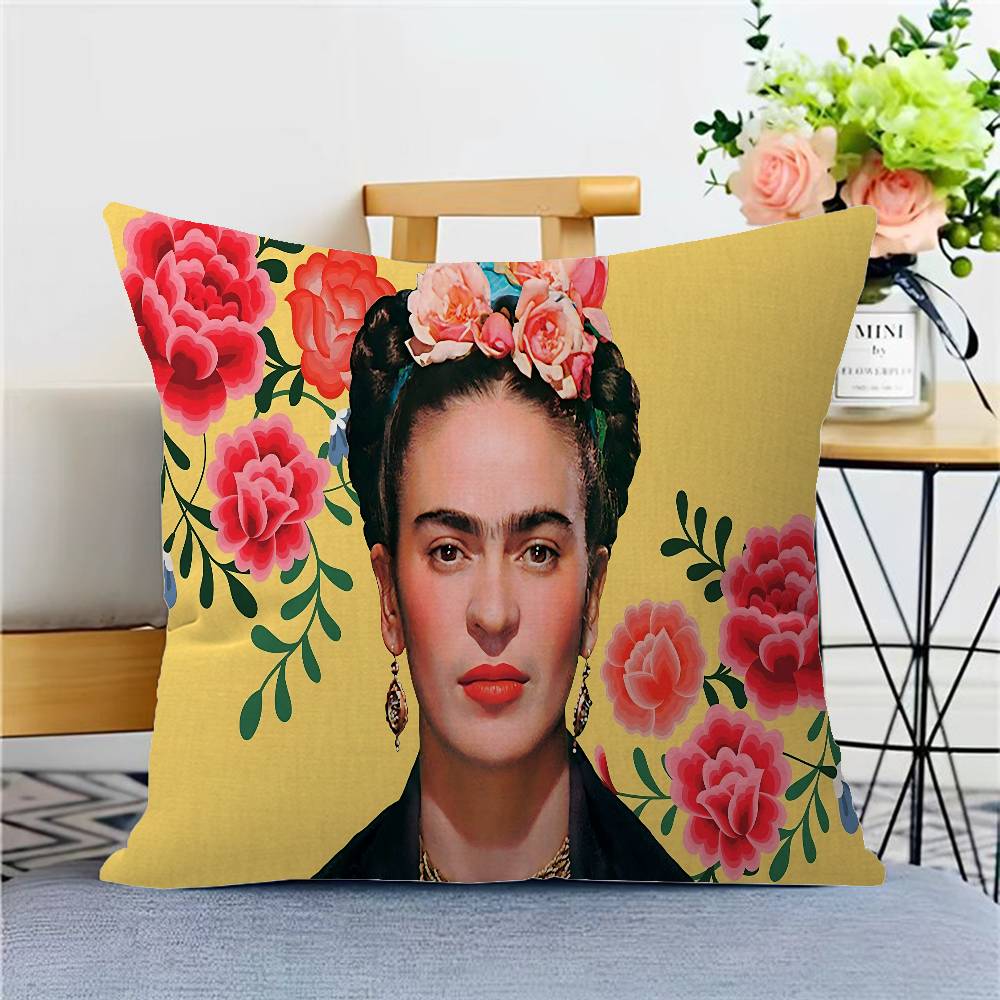 Art F-Fridas Painter K-Kahlos Pillow Cover for Bedroom Room and Living Room Sofa Decorative Cushion Cover