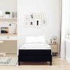 Box Spring Bed with Mattress Black 80 x 200 cm Fabric