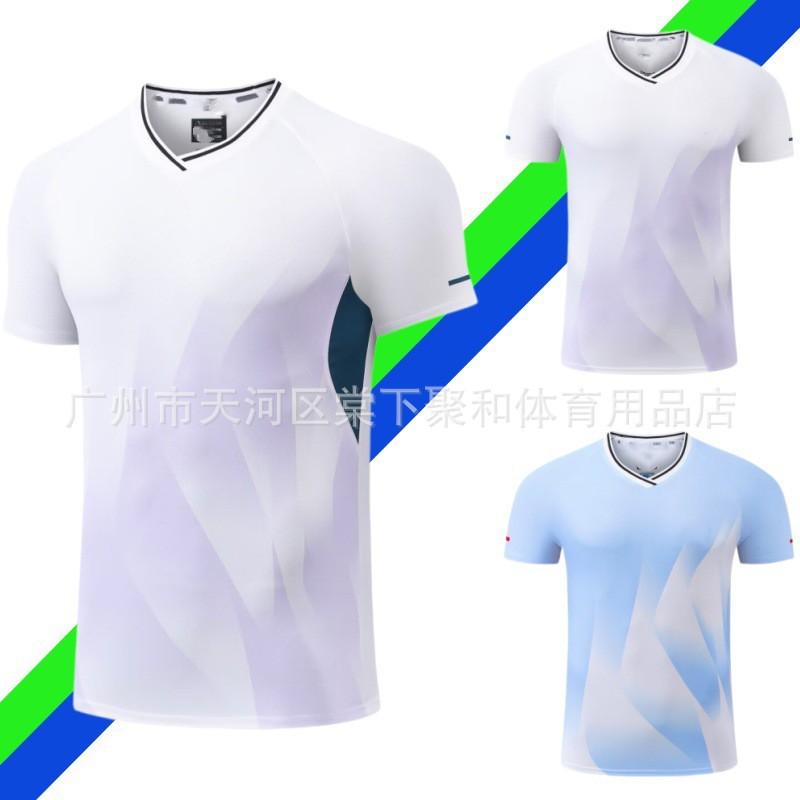 Quick-Dry Badminton Shirt Men Women Kids Lightweight Sport Tee Breathable Training Top