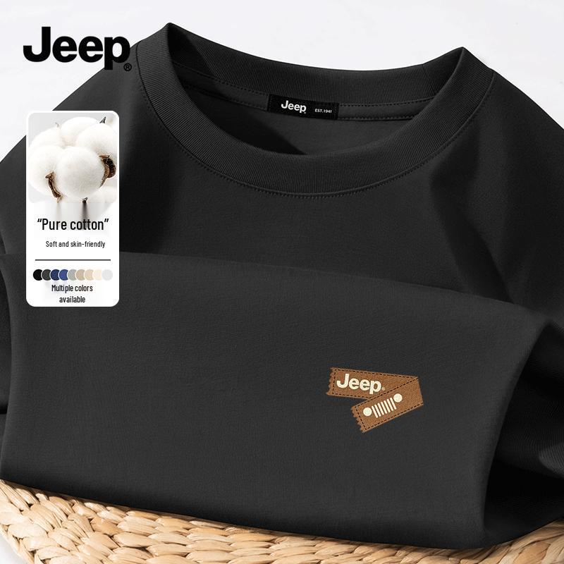 Jeep Мужская повседневная хлопковая футболка с длинным рукавом
