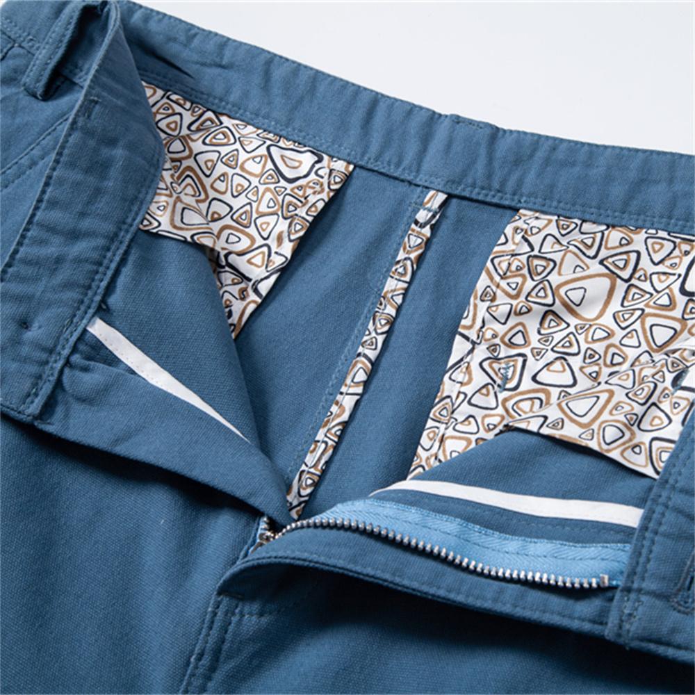 AIOPESON Новые летние хлопковые шорты для мужчин, однотонные модные повседневные рабочие шорты для мужчин