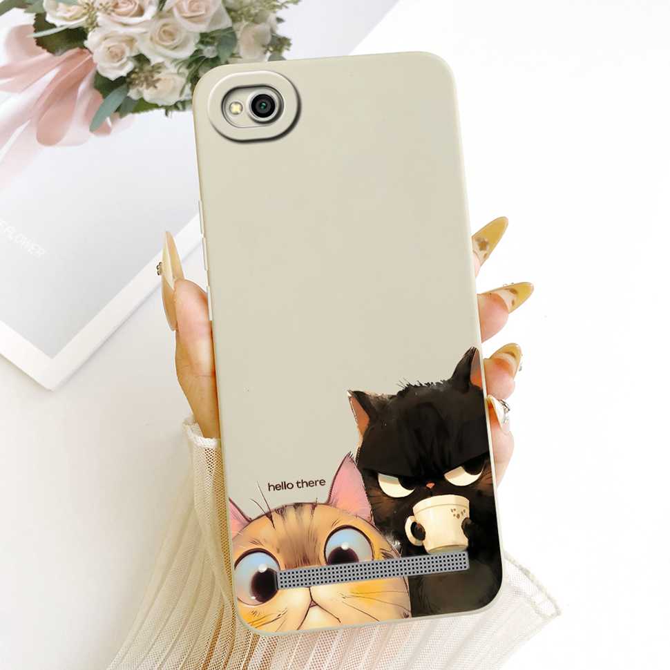 For Xiaomi Redmi 5A Case Cute Cartoon Cat Soft Silicone Back Cover For Redmi 5A MCG3B MCI3B Phone Cases Bumper