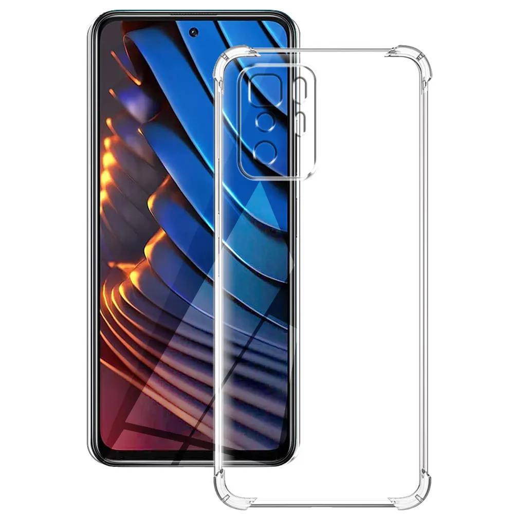 Чехол для Redmi Note 10 Pro 5G 6.6" Силиконовый Мягкий Ударопрочный Чехол для Redmi Note 10 Pro 5G Прозрачный Чехол Note 10 Pro 5G Funda Coque