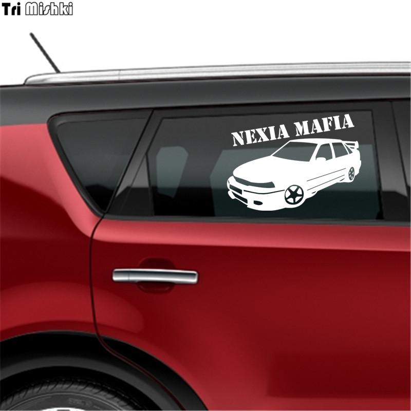 Tri Mishki HZX042 #14,4*20 см автомобильная наклейка для Daewoo Nexia Mafia авто наклейки на автомобиль