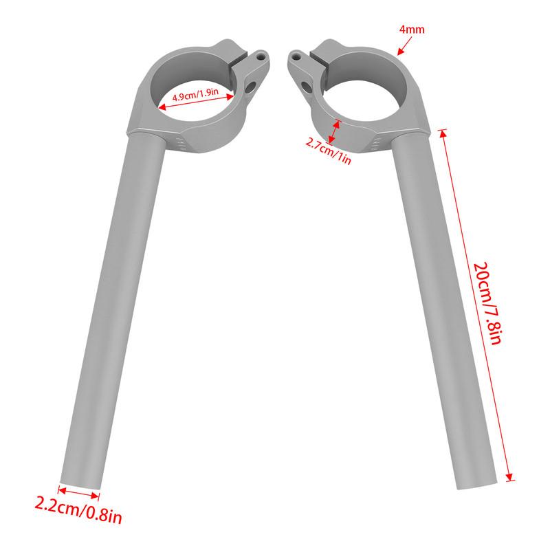 Motorcycle Clipon Handle Bars For Yamaha YZF-R6 YZF R6 YZFR6 2006-2015 2016 Aluminum Clip On Handlebars Fork Tube Handlebar
